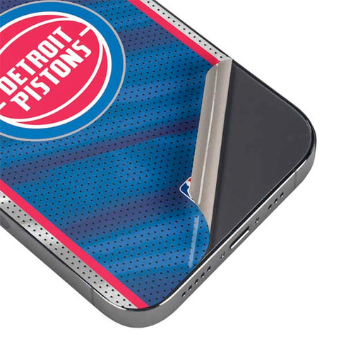NBA Detroit Pistons Away Jersey iPhone 16e Skin